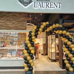 Arche Ballons Noir Doré Or Boutique Commerce Elegant Arche Ballons Noir Doré Or Boutique Commerce Elegant